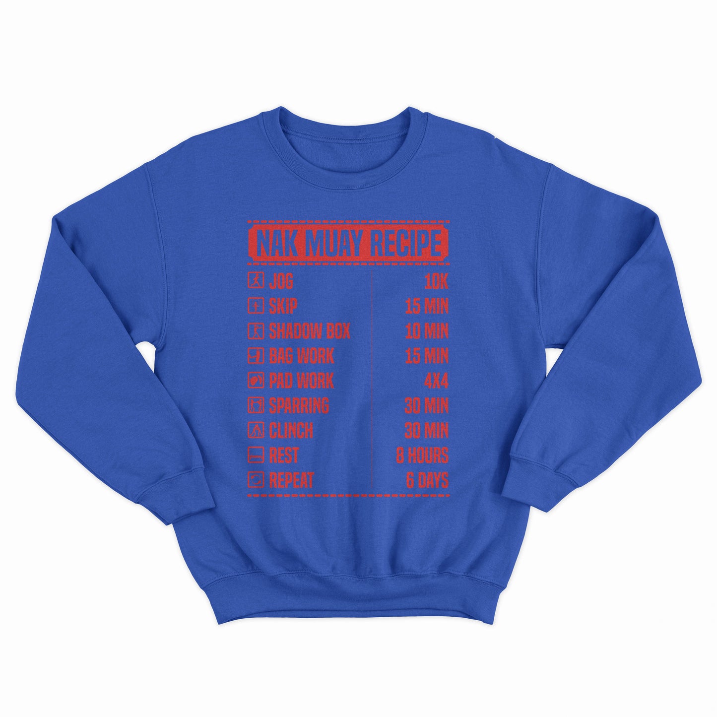 Nak Muay Recipe Crewneck Sweatshirt