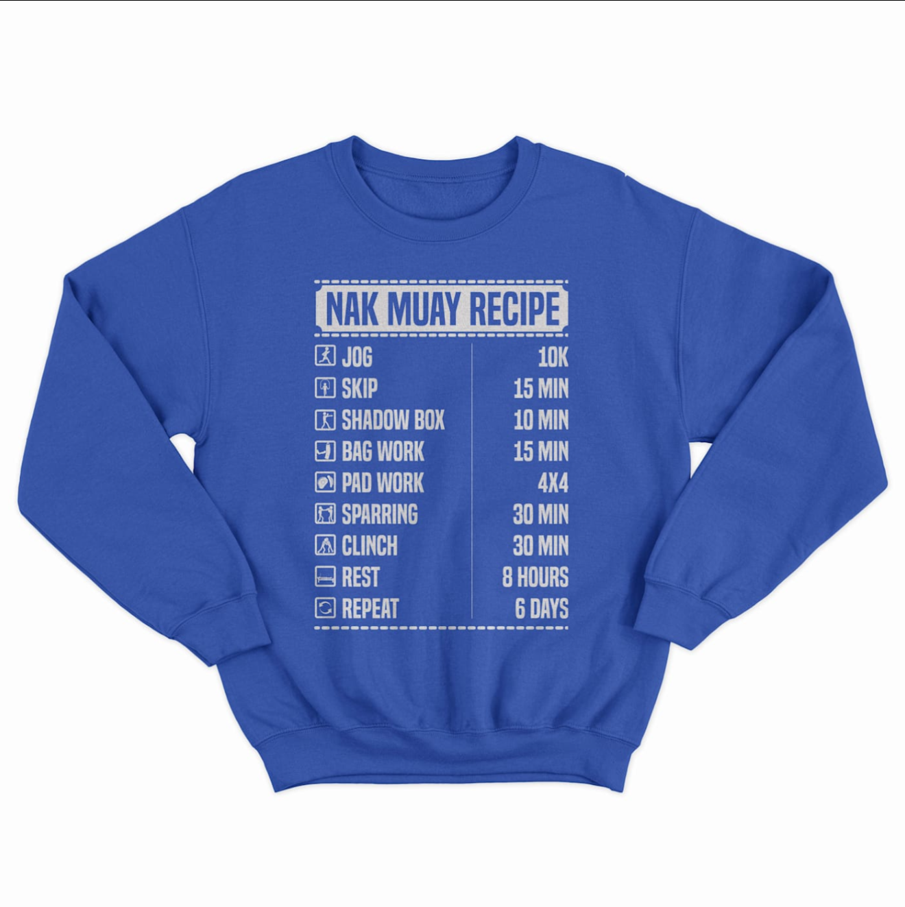 Nak Muay Recipe Crewneck Sweatshirt