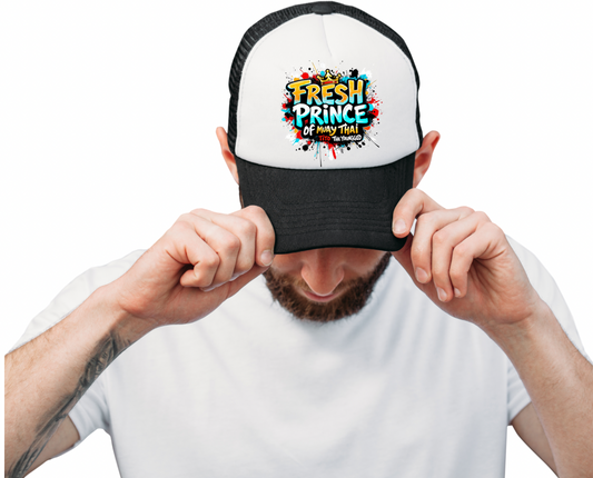Tito: Fresh Prince of Muay Thai Bubble Graffiti Trucker Hat